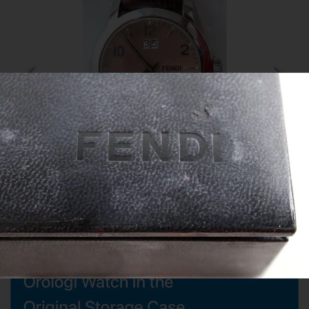 Authentic Fendi Orologi Watch with Box and COA